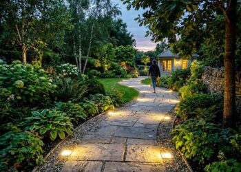 Gartenwege sicher beleuchten - Bodeneinbauleuchten