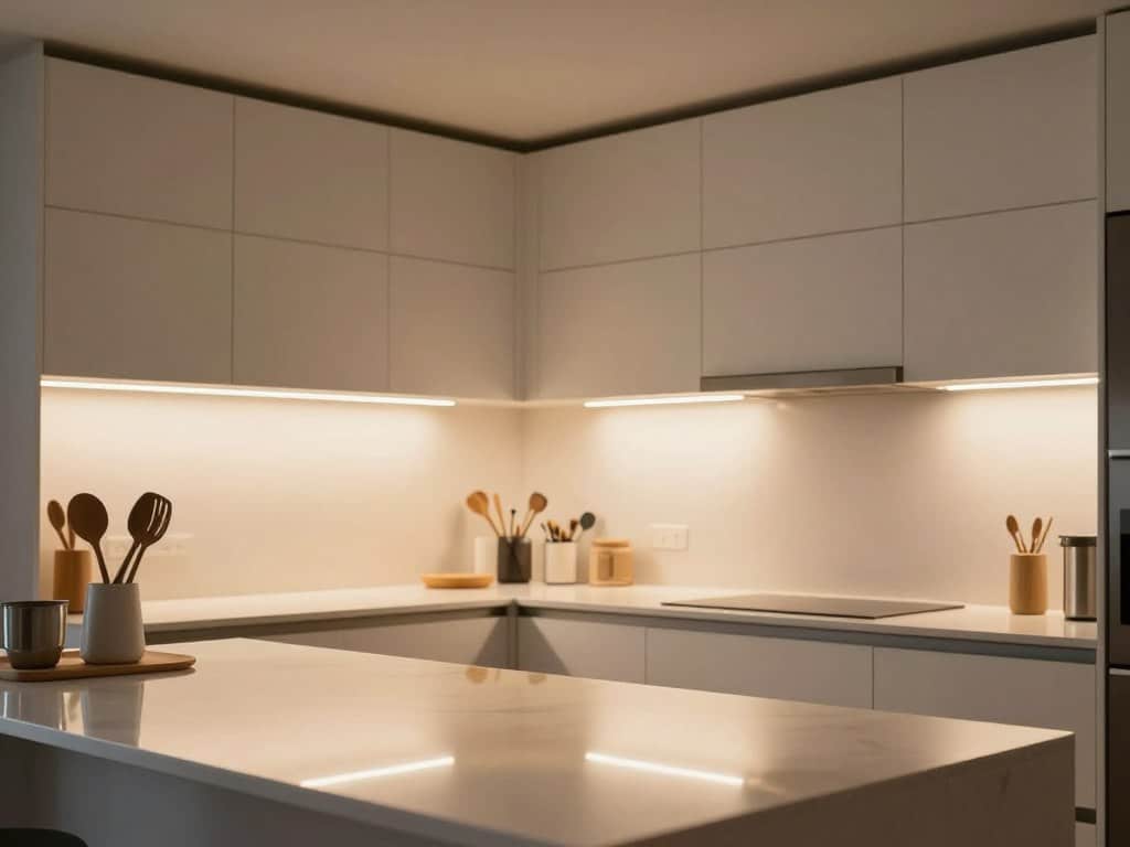 Lichtplanung Küche Arbeitsfläche optimal positionieren