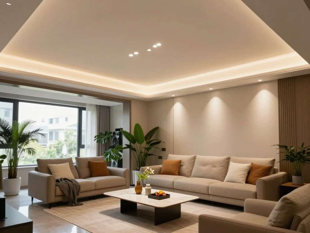 Lichtplanung Wohnzimmer