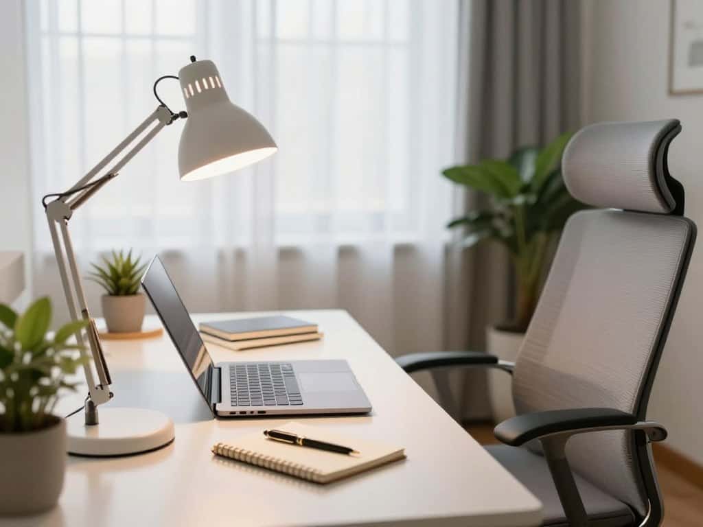 Optimale Beleuchtung für produktives Arbeiten im Homeoffice