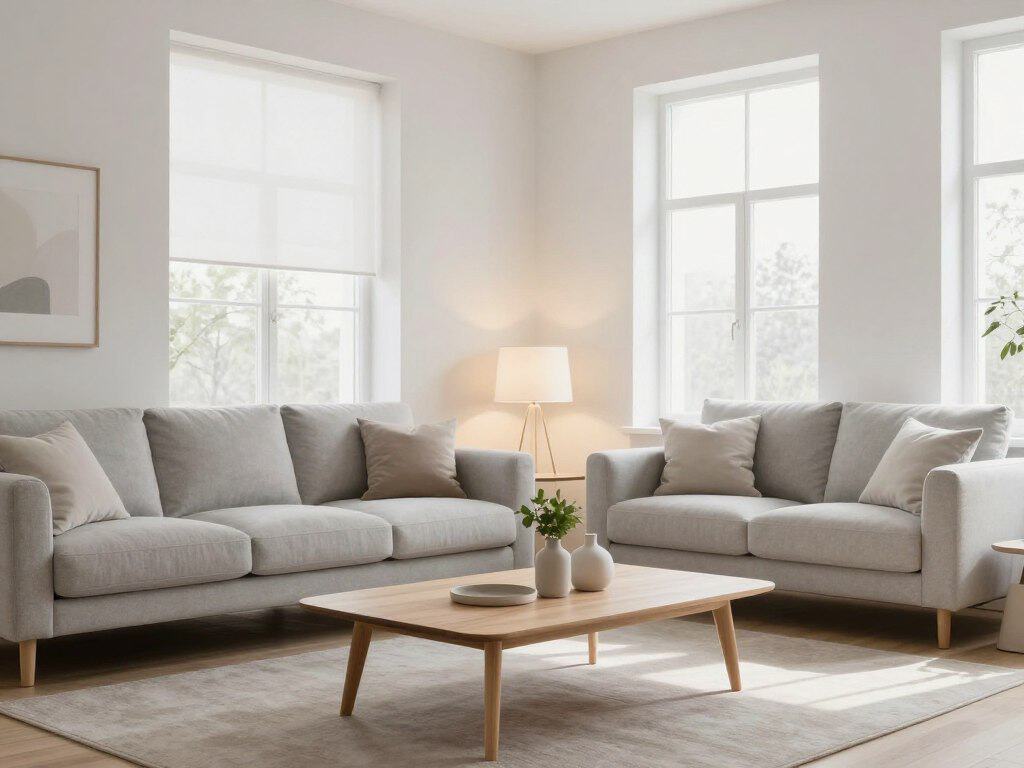 Skandinavisches Design im Wohnzimmer