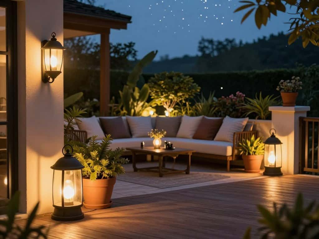 wetterfeste Außenleuchten für die Terrasse