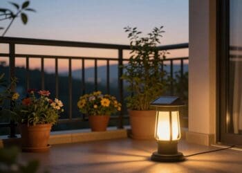 Balkonbeleuchtung Solar ohne Strom