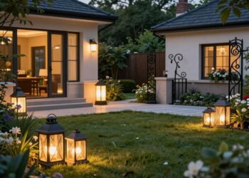 Gartenlampen Stil für das Haus