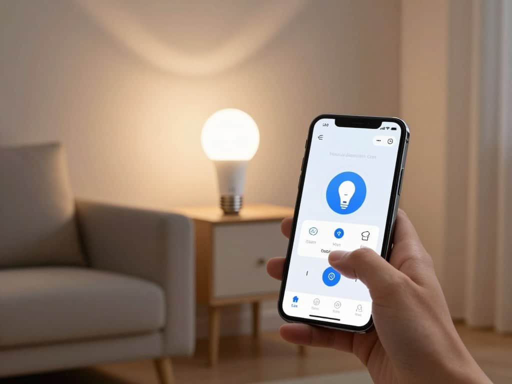 Installation und Einrichtung über Smartphone-Apps – smarte Leuchtmittel koppeln