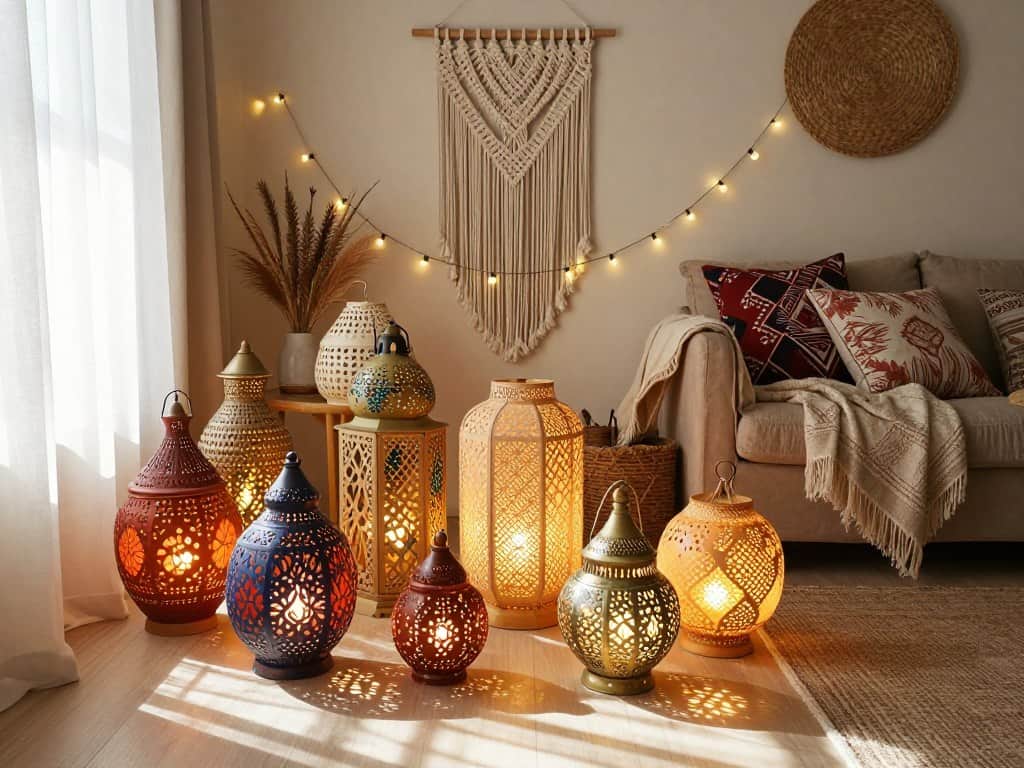 Lampen für den Boho-Wohnstil