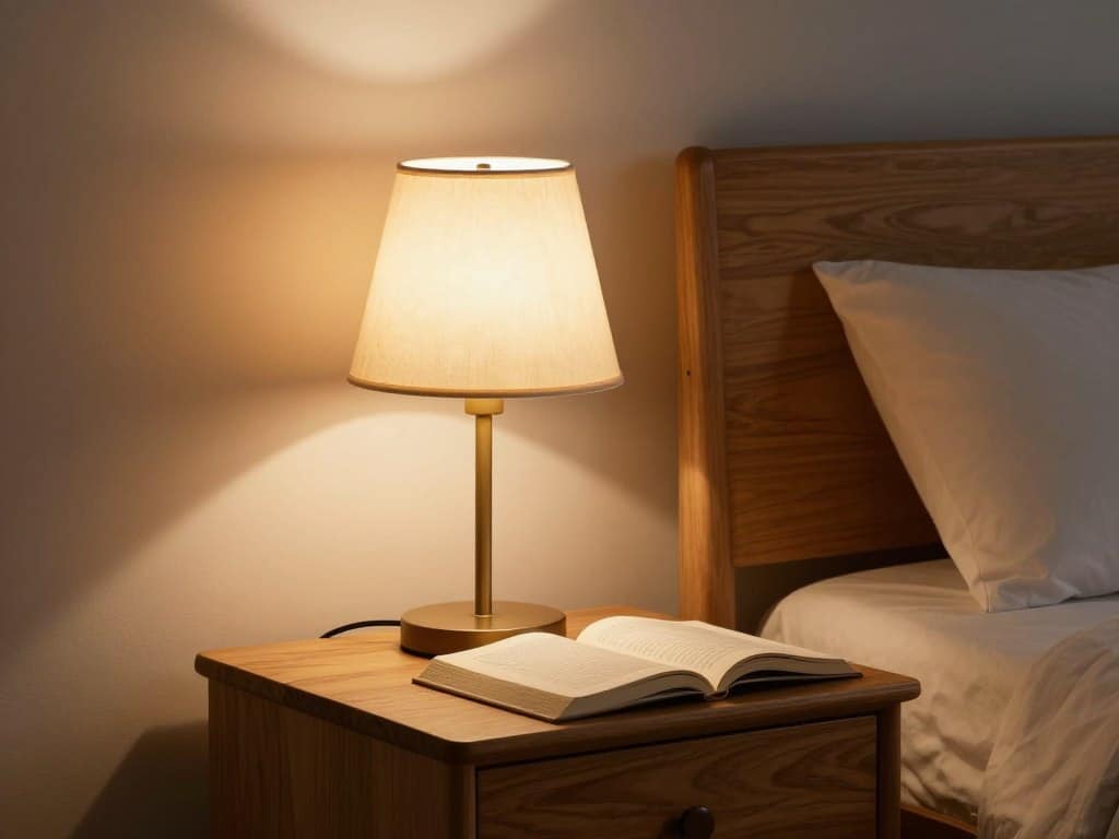 Lampenschirm Bett zur gezielten Lichtlenkung