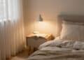 Leselampe am Bett Position