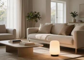 Licht im minimalistischen Zuhause