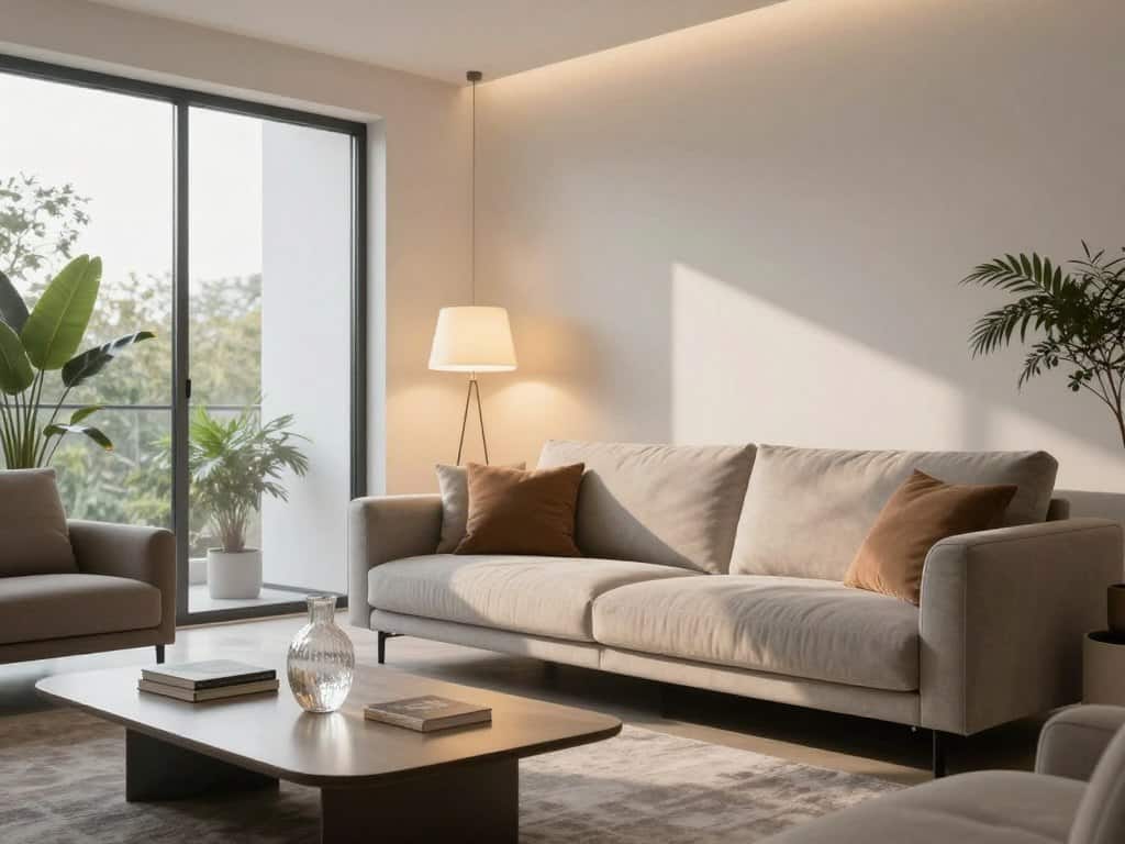 Lumen und Licht im Wohnzimmer verstehen