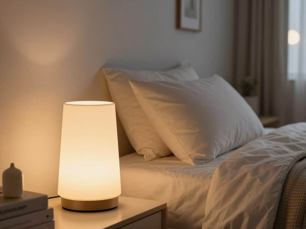 Wandleuchte Bett optimal positioniert