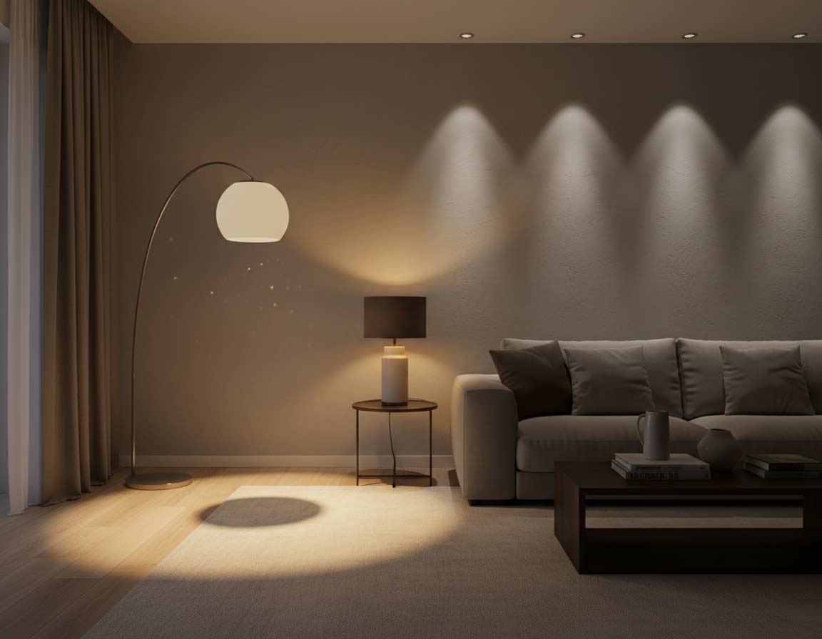 Schatten und Licht im Wohnraum für mehr Lichtkontrast Schatten und Licht im Wohnraum für mehr Lichtkontrast