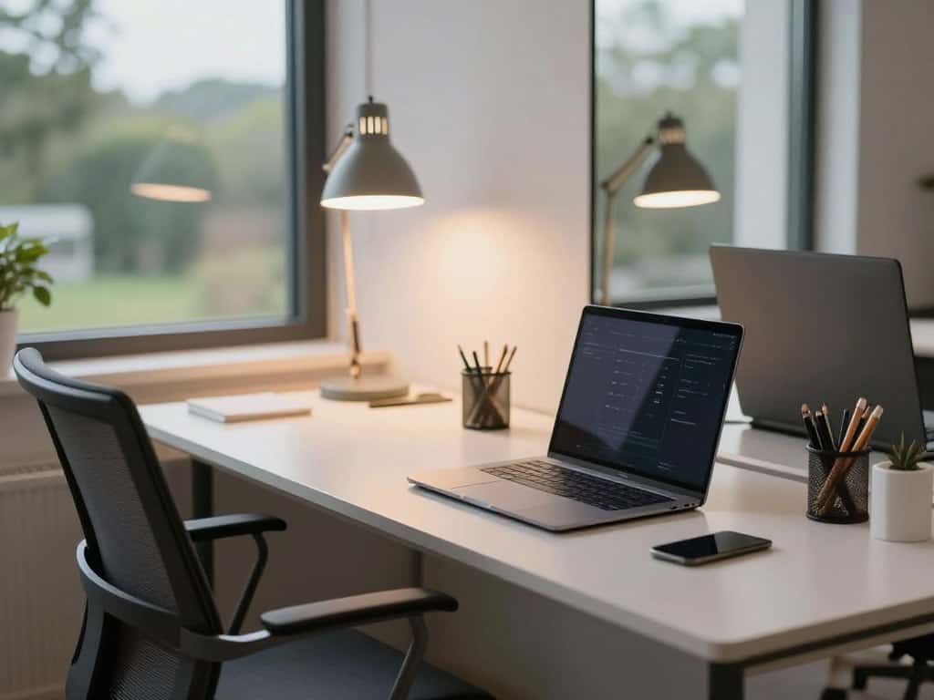 Blendfreies Licht am Arbeitsplatz: indirekte Beleuchtung und richtige Leuchtenpositionierung