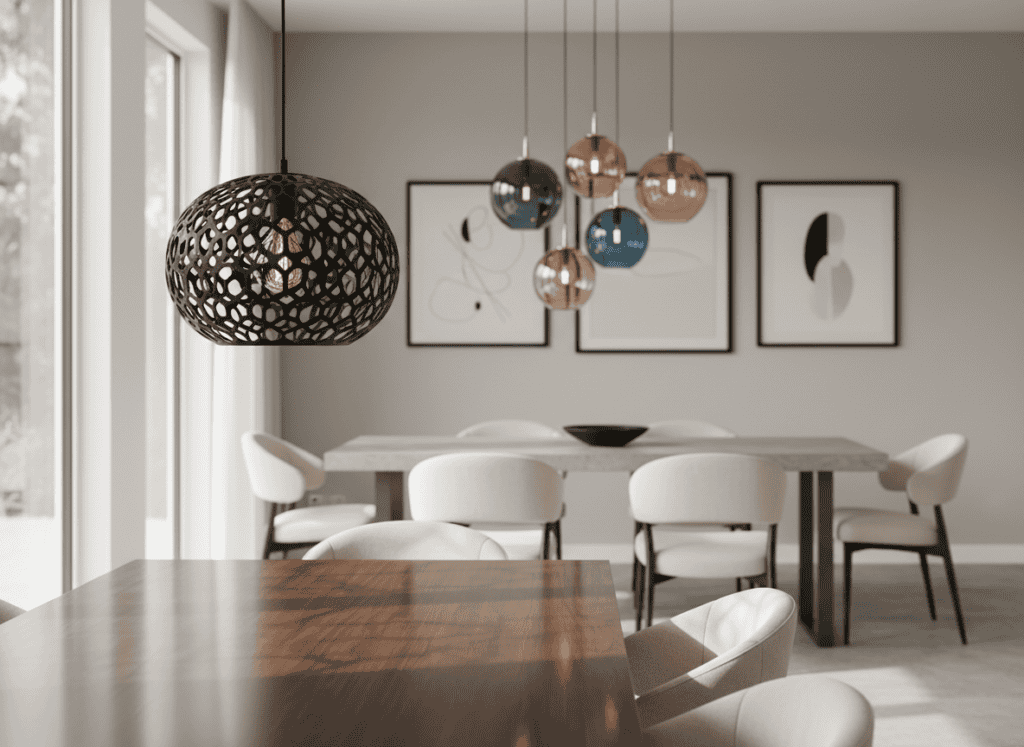 Aktuelle Designtrends bei Leuchten: Materialien Rattan, Glas und Messing