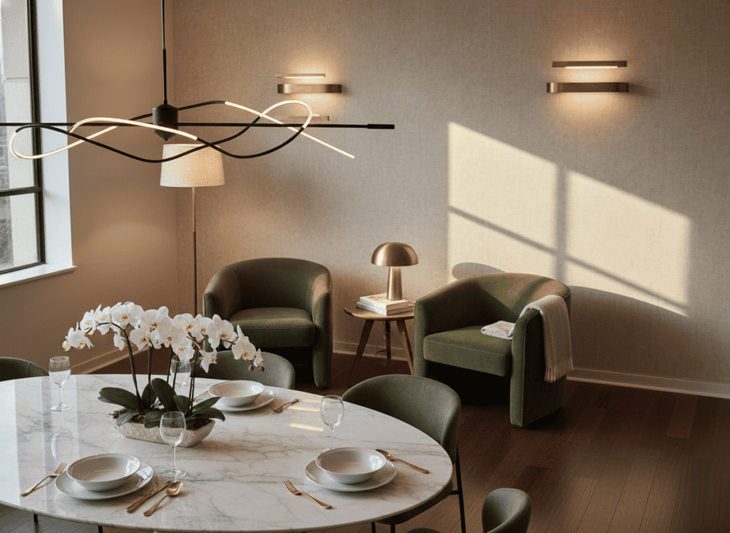 Designtrends Leuchten: Platzierung und Inszenierung im Raum