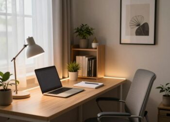 Lichtplanung kleines Homeoffice