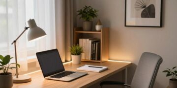 Lichtplanung kleines Homeoffice