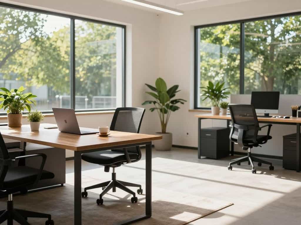 Natürliches Licht im Büro: Jalousien zur Lenkung des Tageslichts