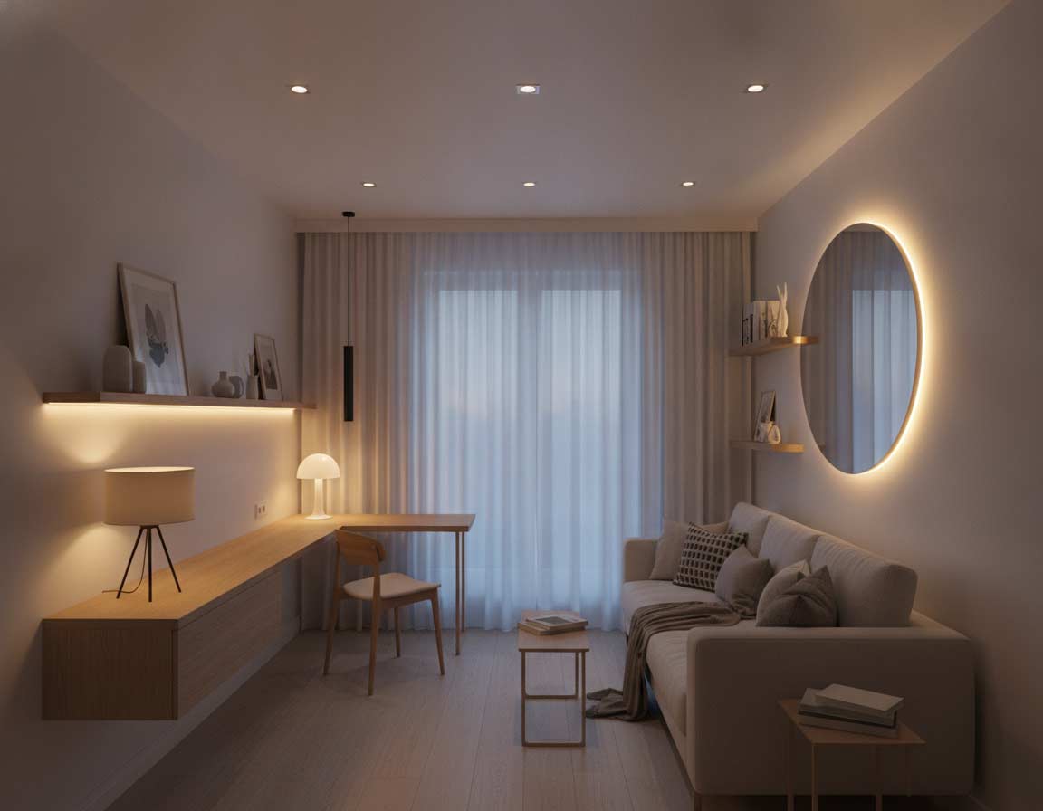 Lichtideen für kleine Zimmer Lichtideen für kleine Zimmer