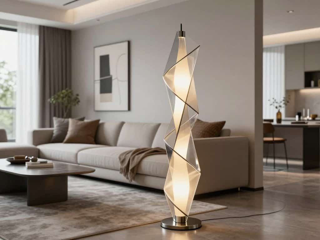 skulpturale Lampe